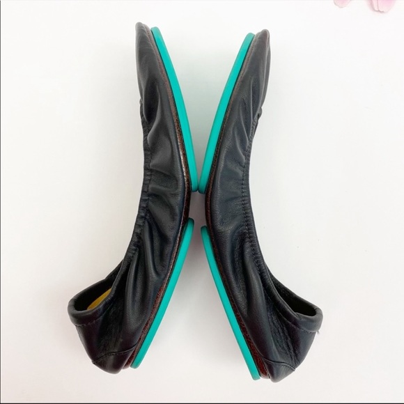 Tieks Leather Ballet Flats: Matte Black Women’s 8 - Picture 2 of 5
